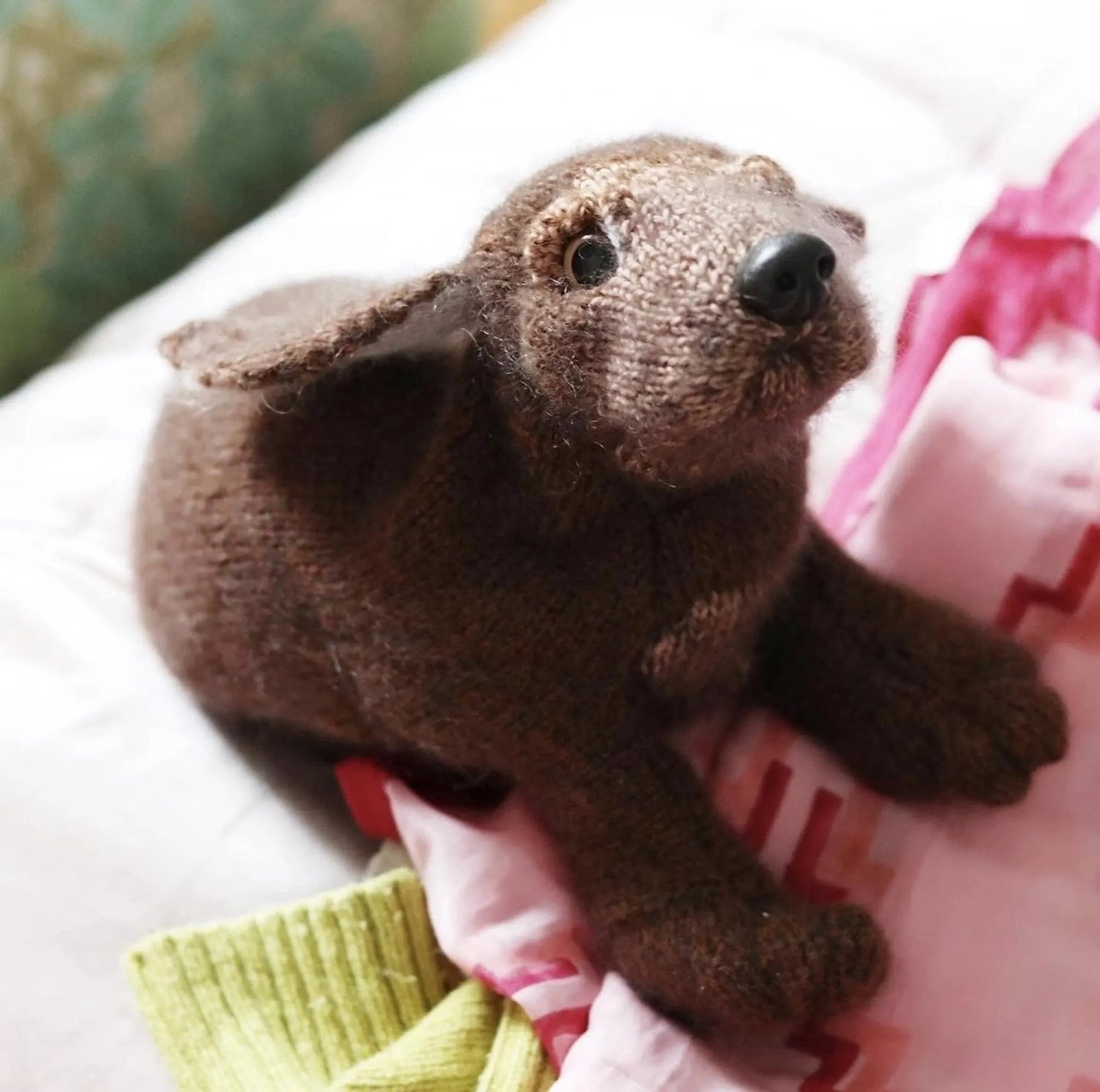 Long-Eared Companion Pup Knitting Pattern