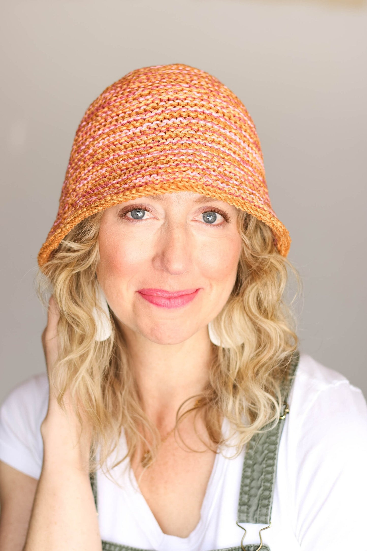 Lia Easy Summer Bucket Hat Knitting Pattern