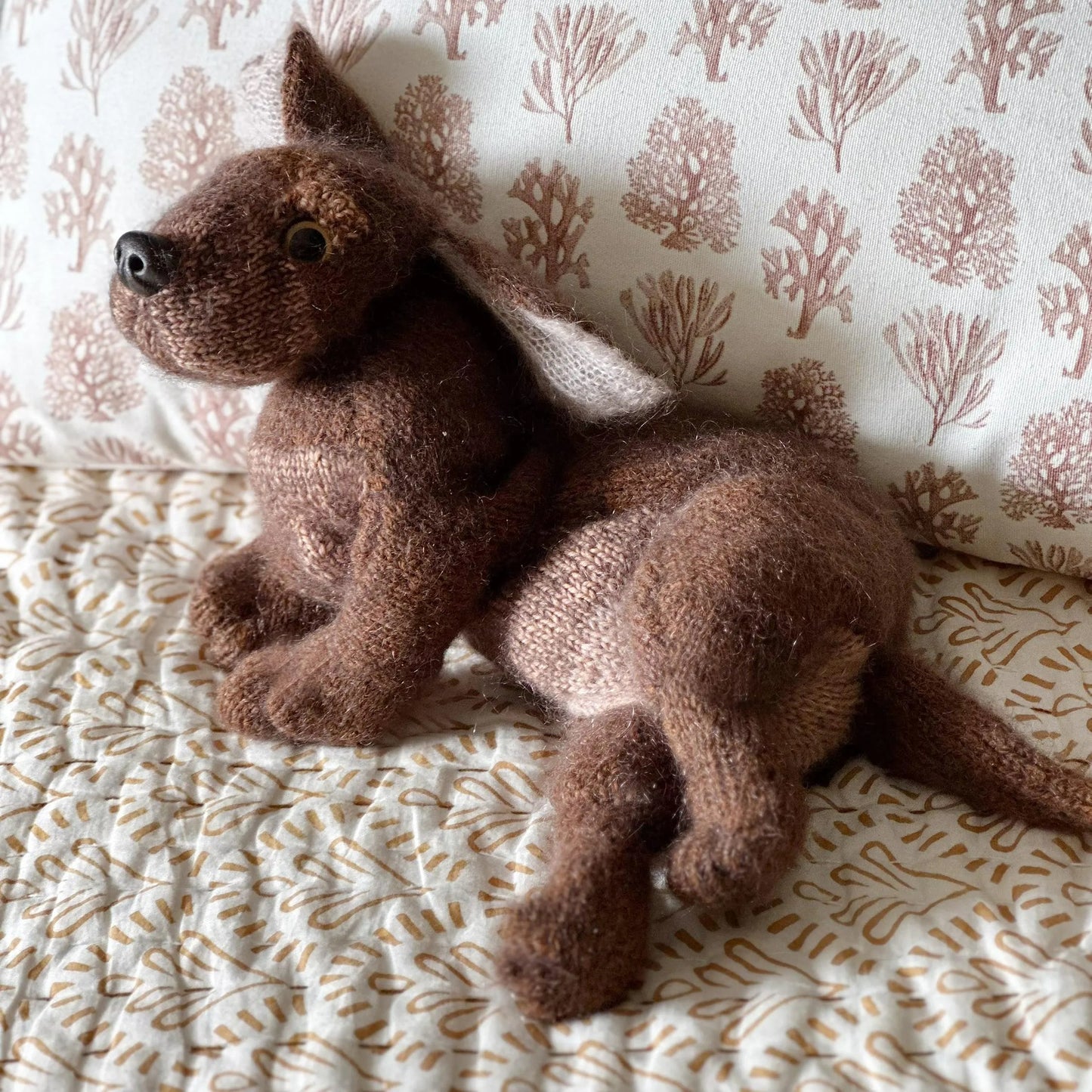 Long-Eared Companion Pup Knitting Pattern