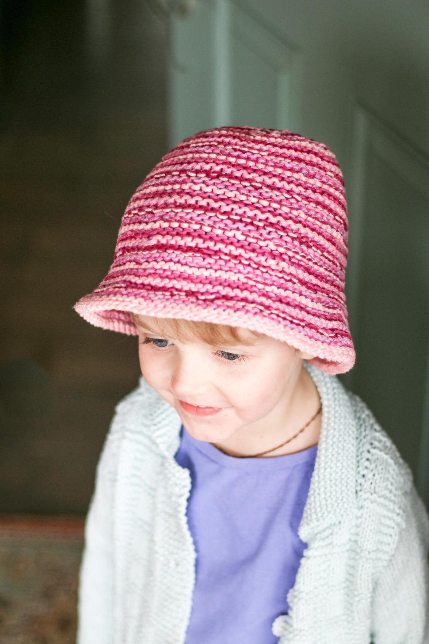 Lia Easy Summer Bucket Hat Knitting Pattern