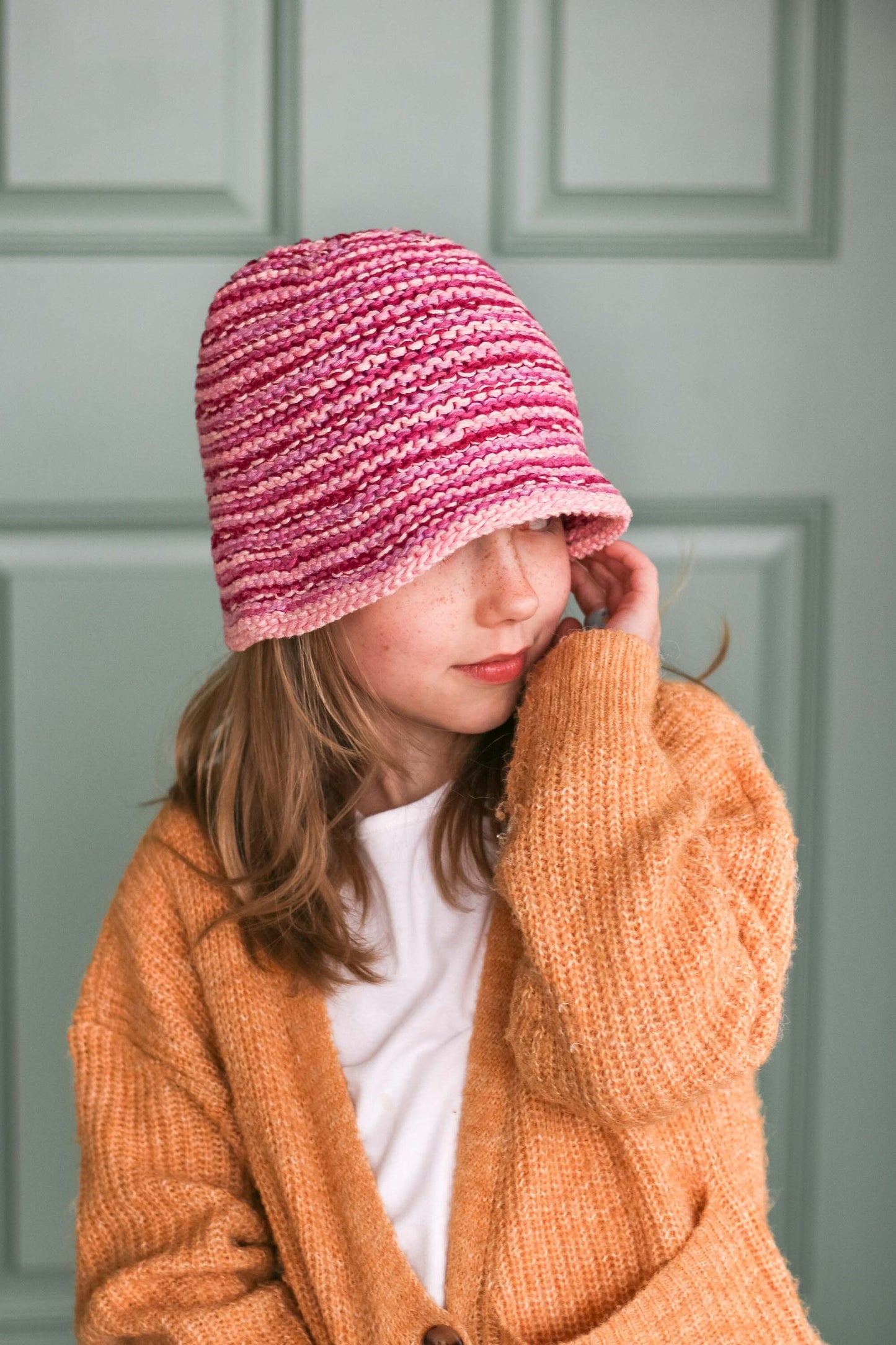 Lia Easy Summer Bucket Hat Knitting Pattern