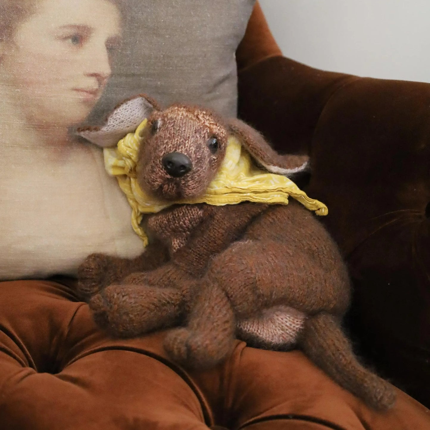 Long-Eared Companion Pup Knitting Pattern
