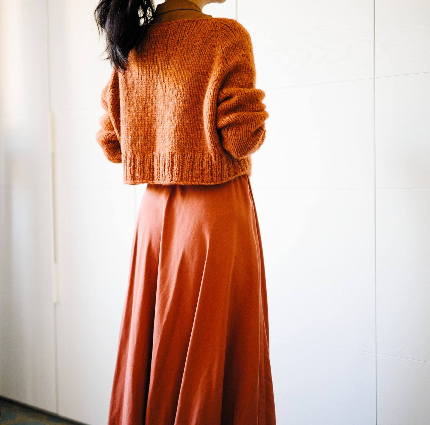 Oversized Chunky Button Cardigan Knitting Pattern