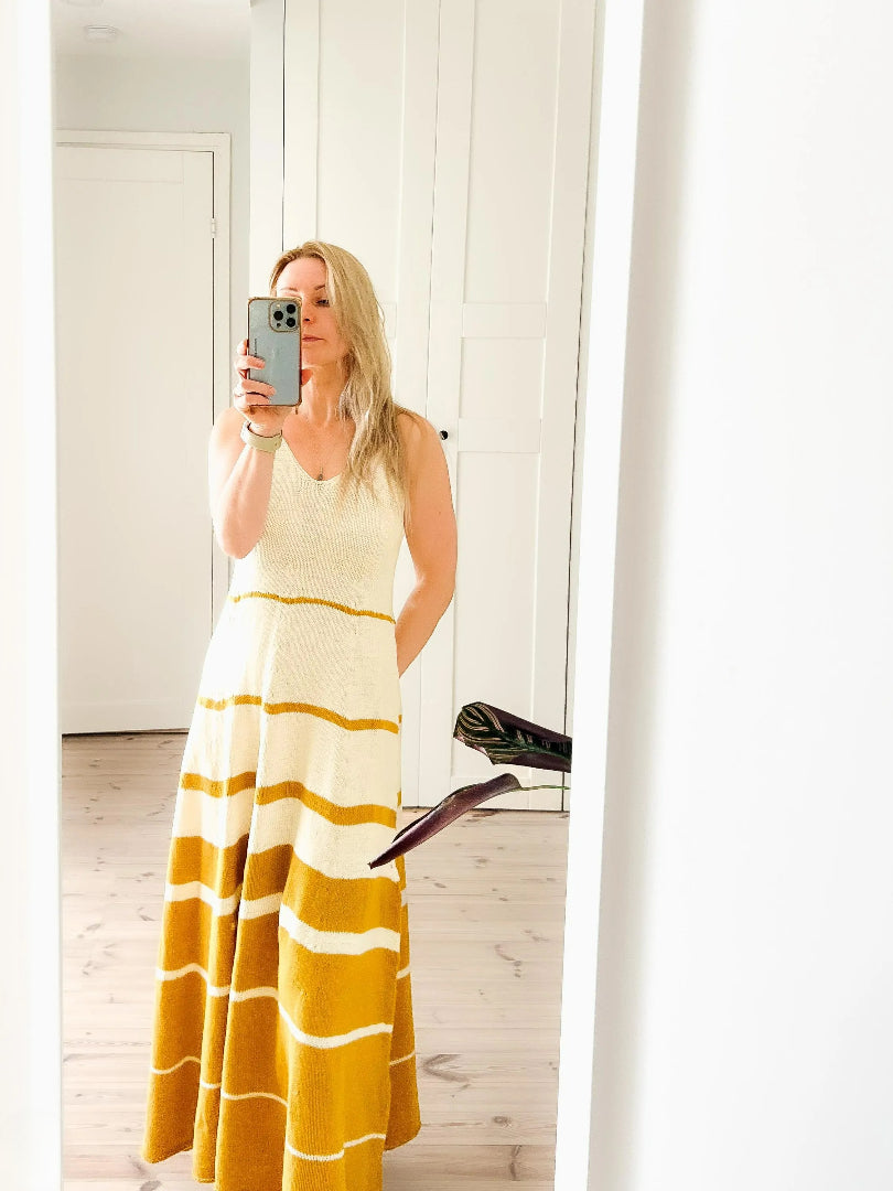 Eandra Simple Slip Dress Knitting Pattern
