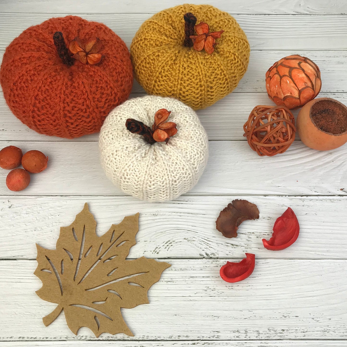 Rustic Gourd Home Accent Knitting Pattern