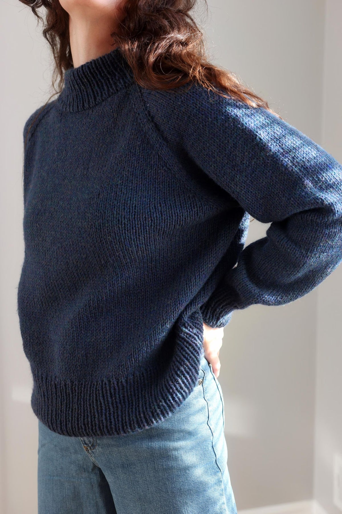 Relaxed Everyday Seamless Pullover Knitting Pattern