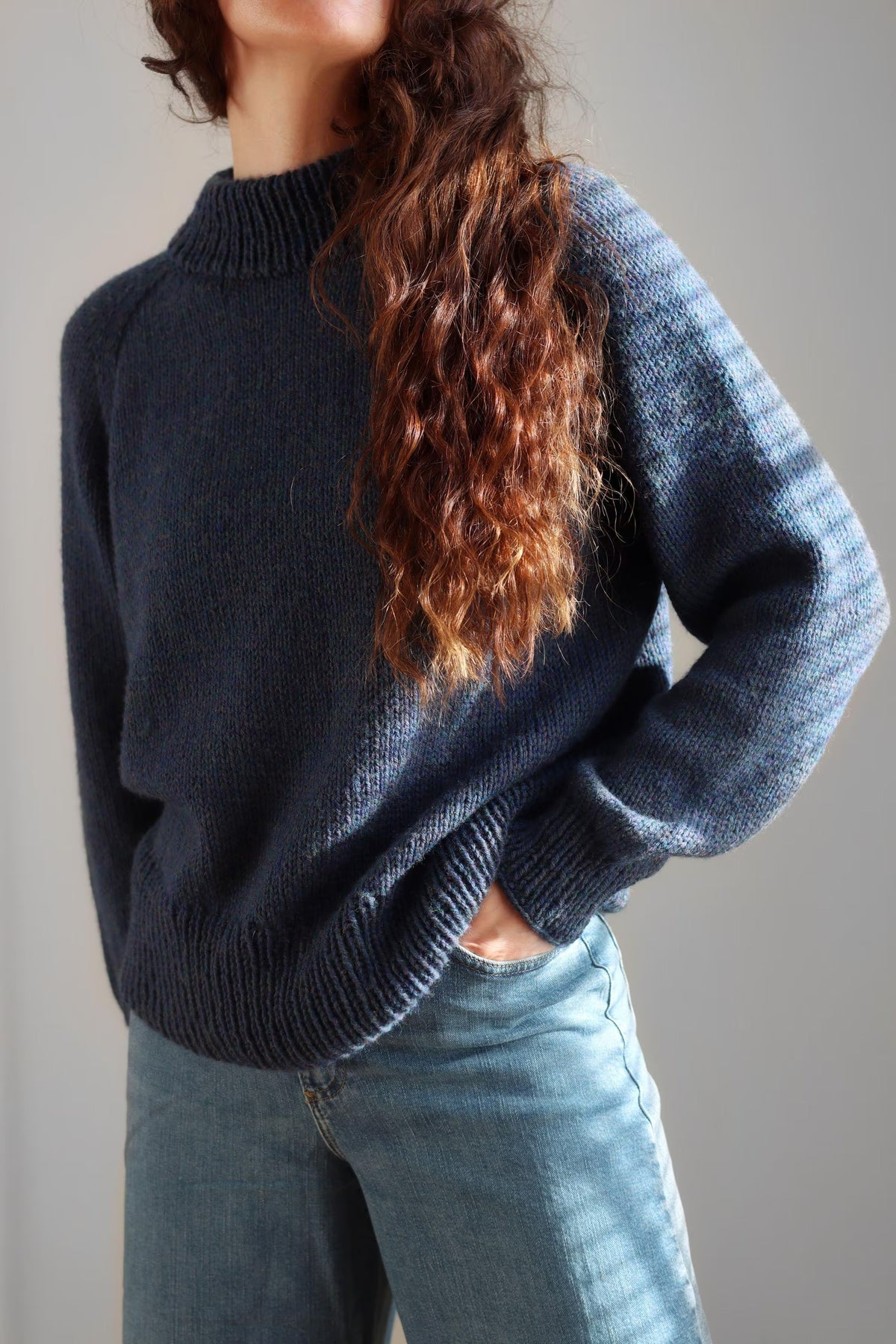 Relaxed Everyday Seamless Pullover Knitting Pattern