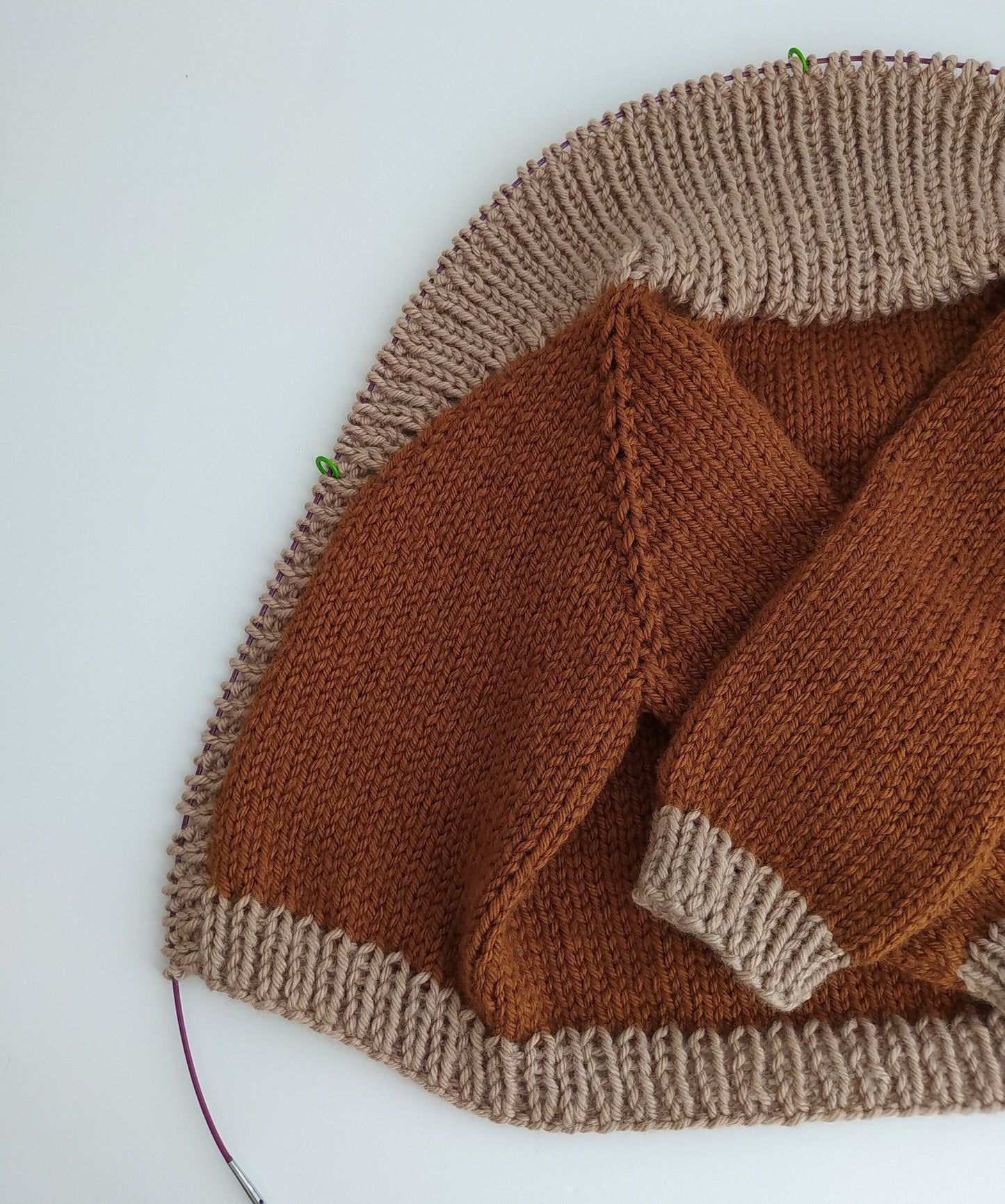 Classic Collar Buttoned Cardigan Knitting Pattern