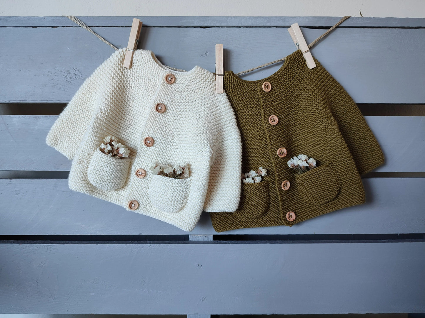 Little Sprout Baby Outfit Set Knitting Pattern