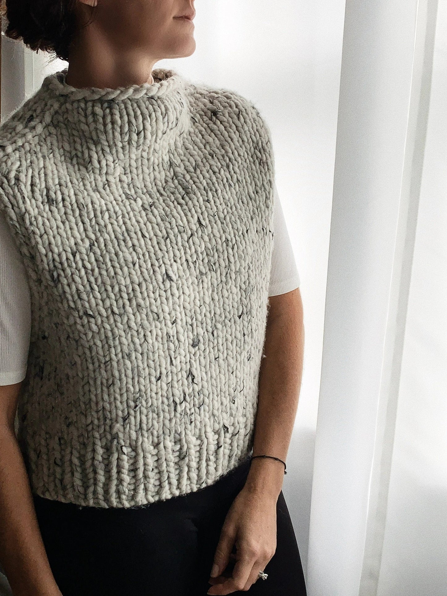 Misty Meadow Sleeveless Layer Knitting Pattern