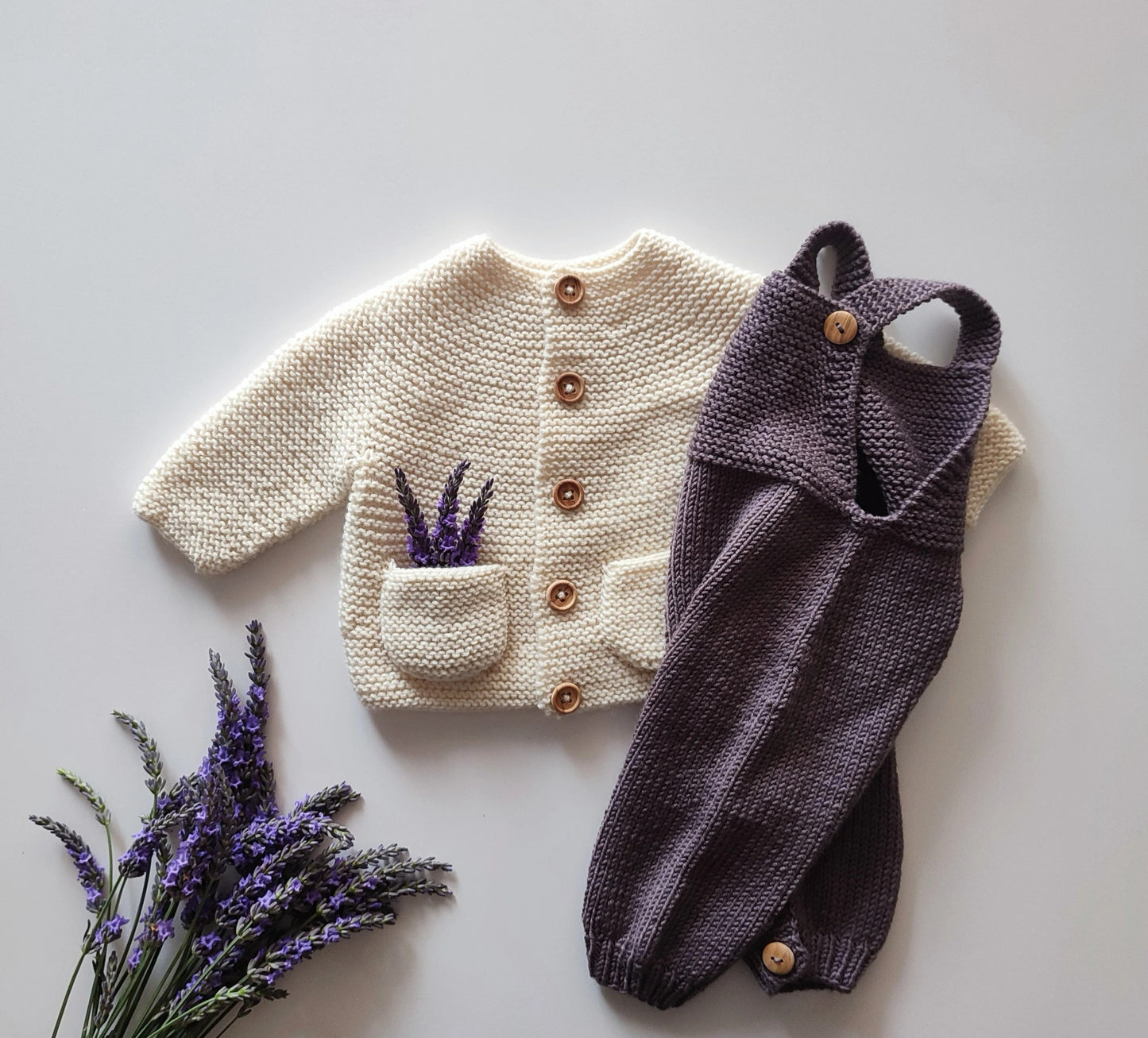 Little Sprout Baby Outfit Set Knitting Pattern