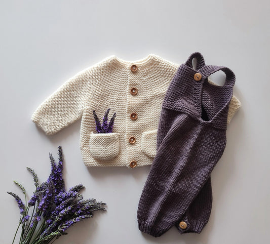 Little Sprout Baby Outfit Set Knitting Pattern