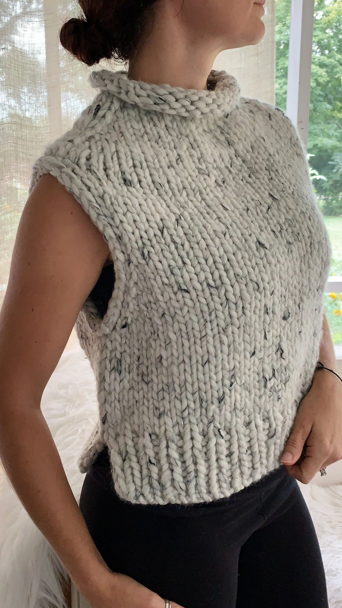 Misty Meadow Sleeveless Layer Knitting Pattern