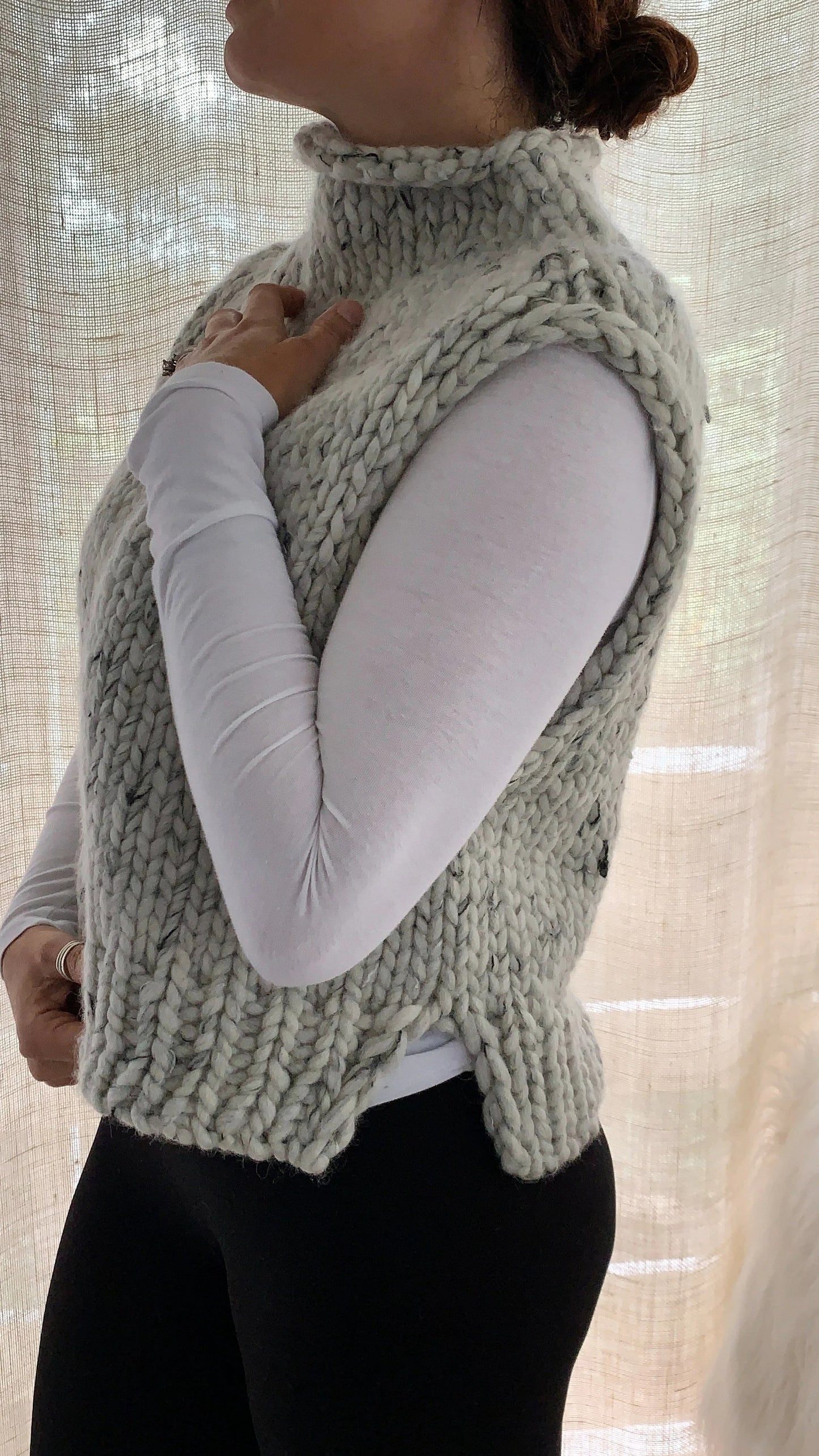 Misty Meadow Sleeveless Layer Knitting Pattern