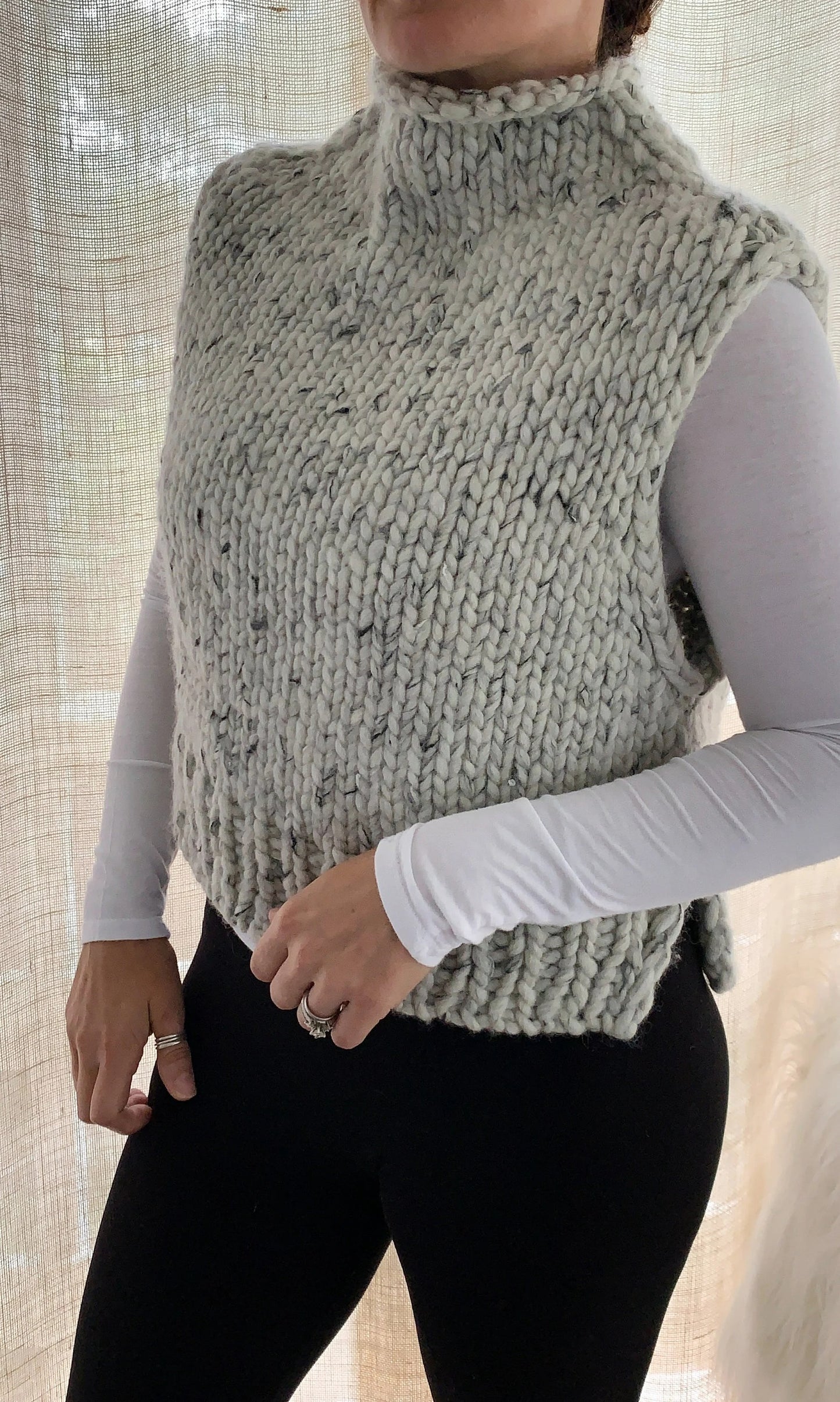 Misty Meadow Sleeveless Layer Knitting Pattern