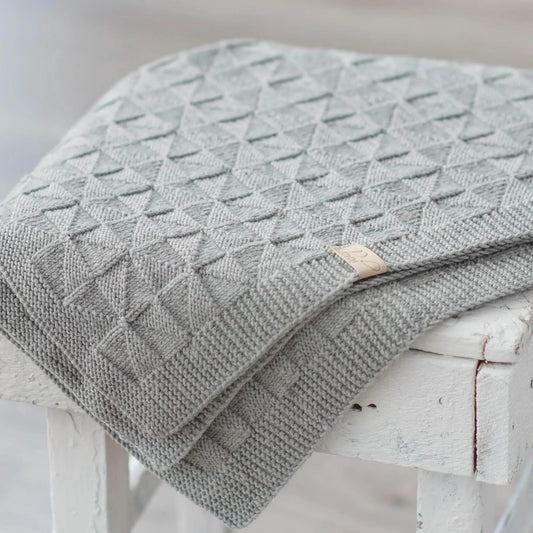 Spinning Breeze Coverlet Knitting Pattern