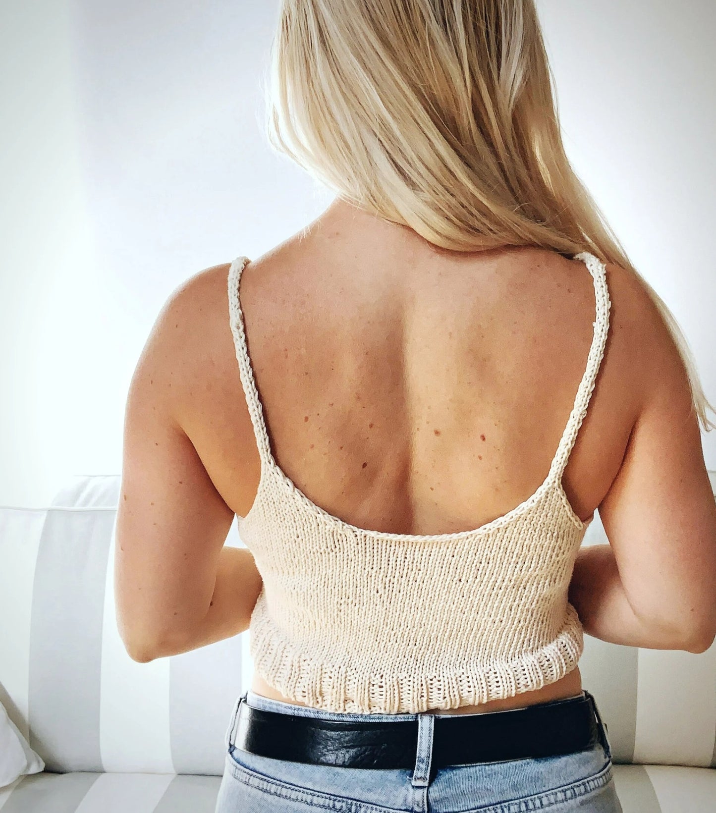 Juness Crop Top Knitting Pattern