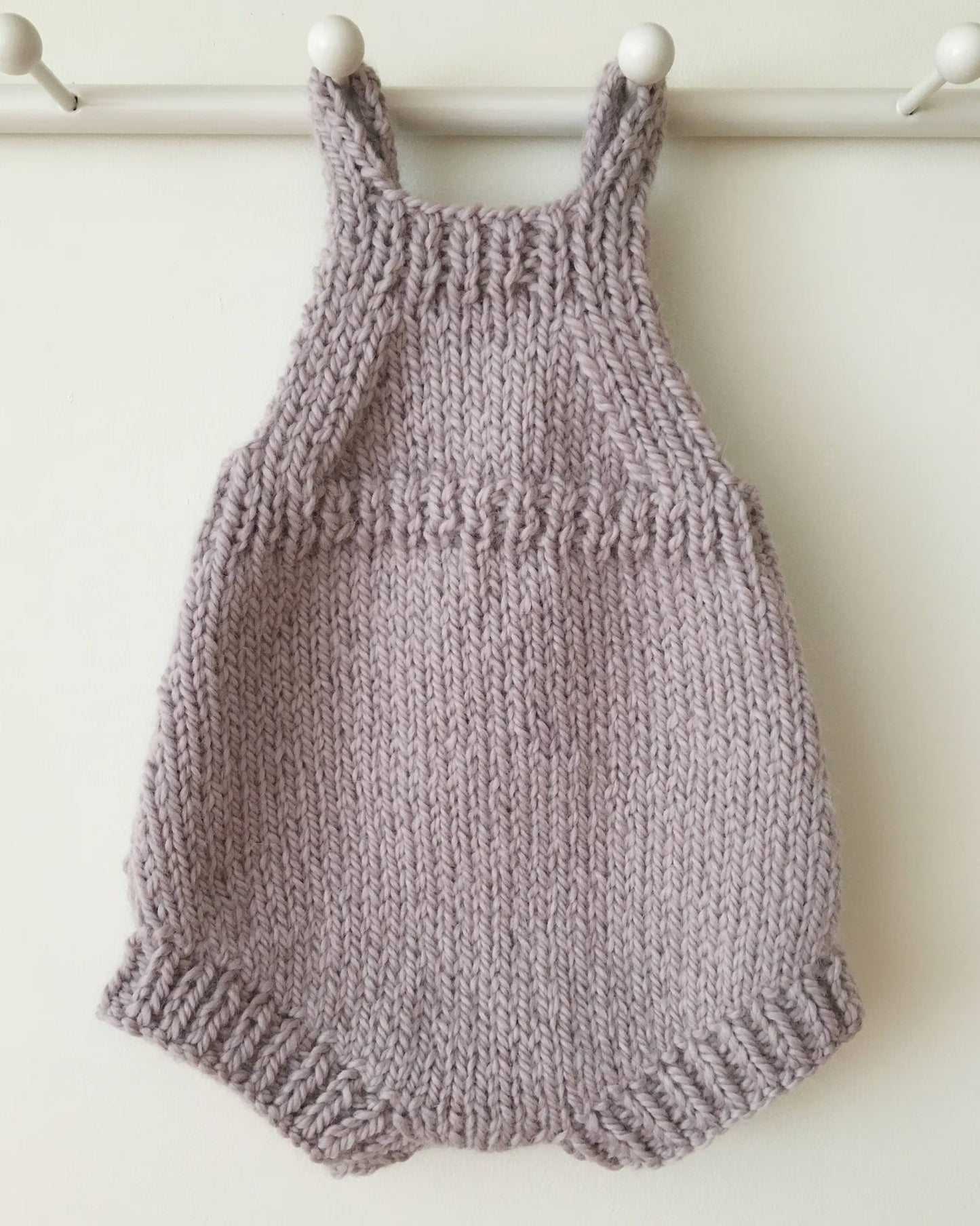 Tiny Knit Romper Outfit Knitting Pattern
