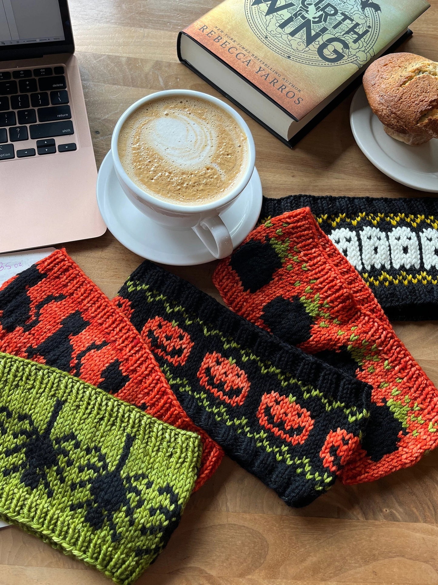 Haunted Season Ear Warmer Knitting Pattern
