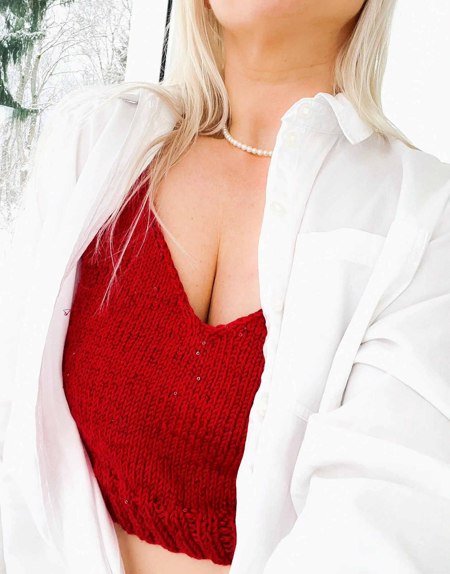 Juness Crop Top Knitting Pattern