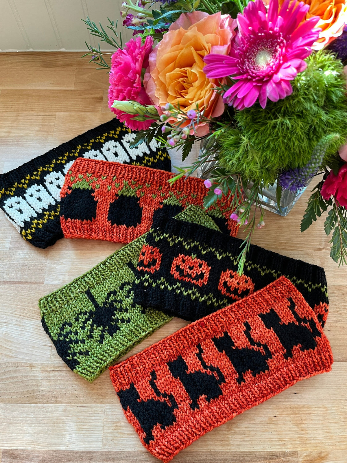 Haunted Season Ear Warmer Knitting Pattern