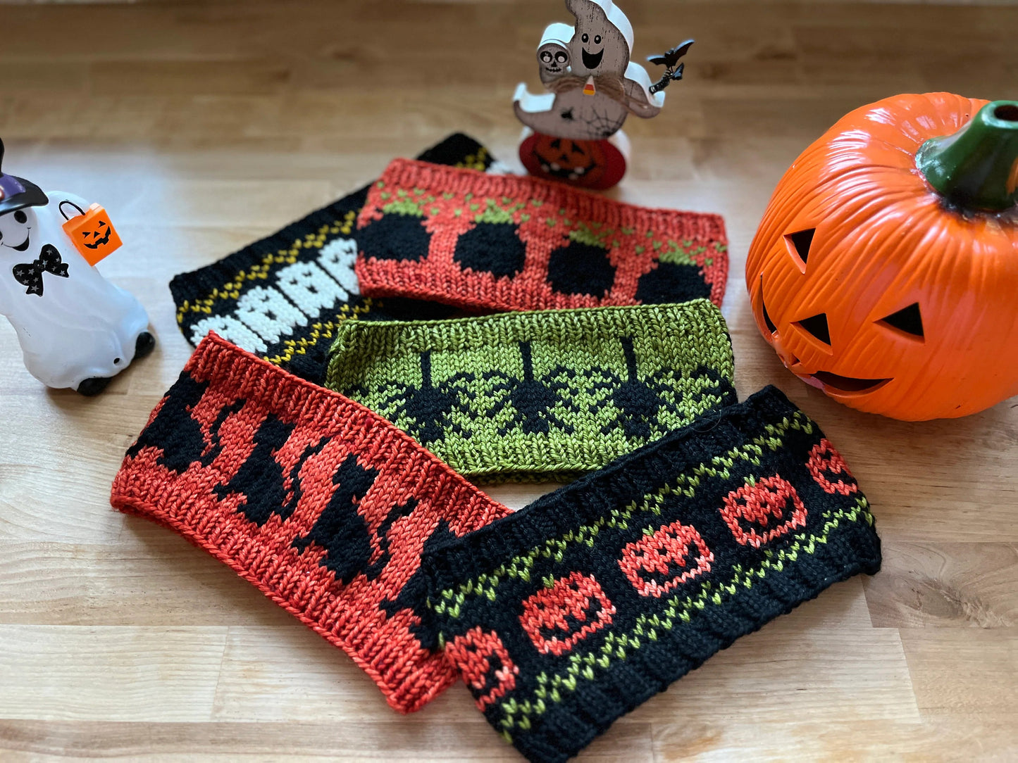 Haunted Season Ear Warmer Knitting Pattern