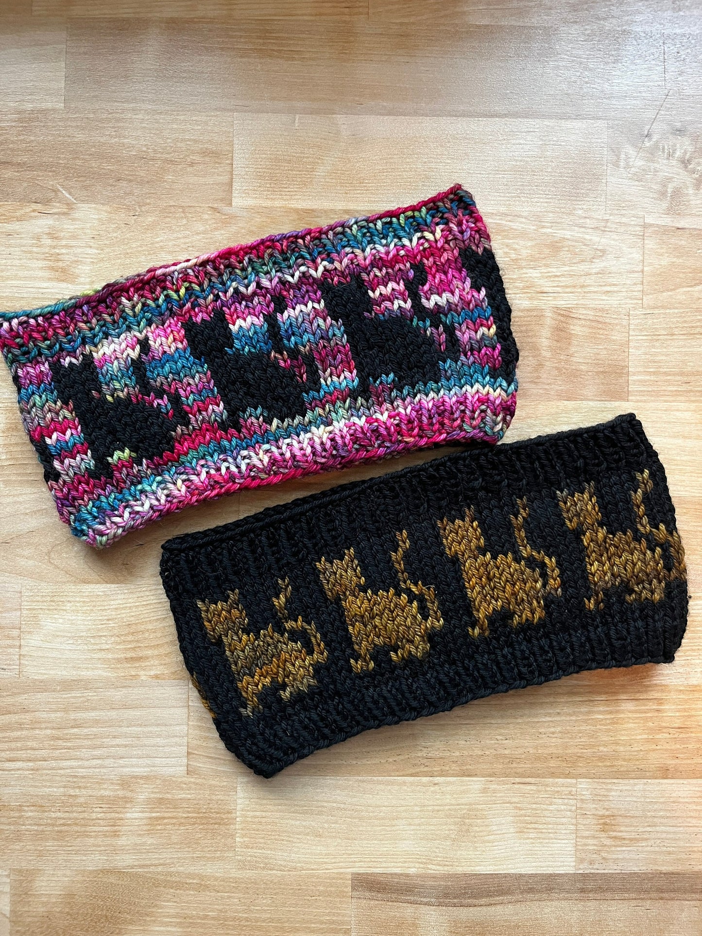 Haunted Season Ear Warmer Knitting Pattern