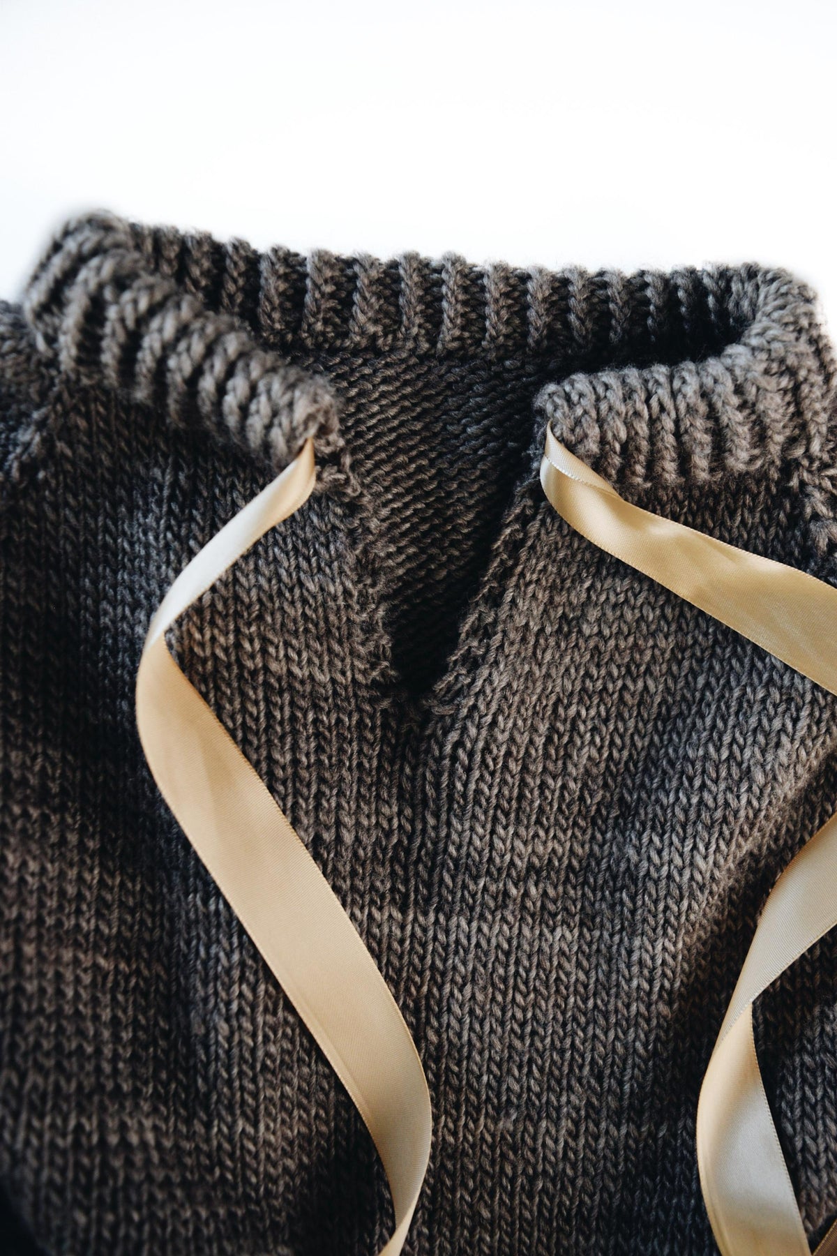 Graceful Ribbon Back Jumper Knitting Pattern