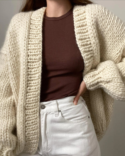 Cloud Cozy Cardigan Knitting Pattern