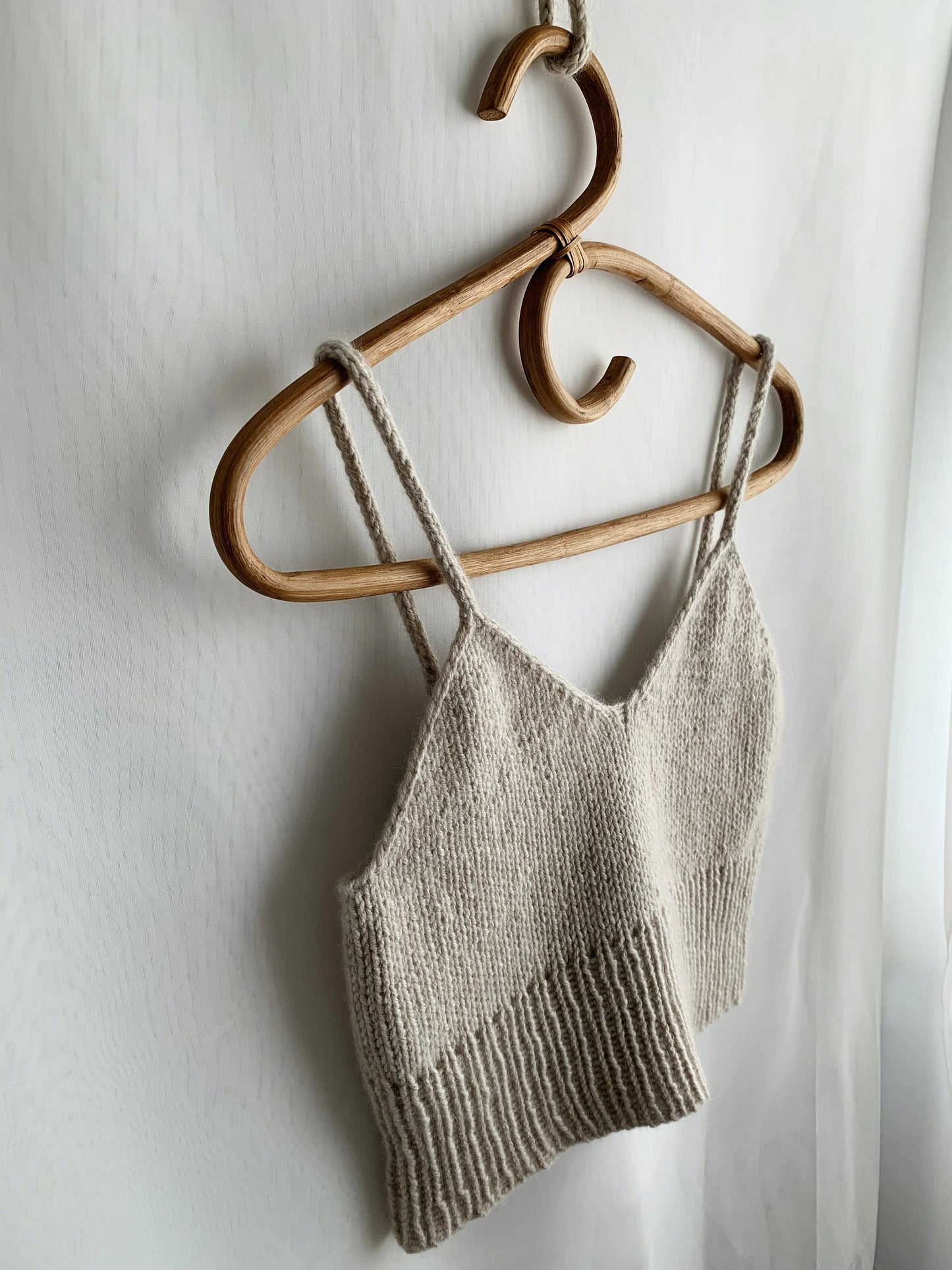 Delicate Fitted Camisole Knitting Pattern