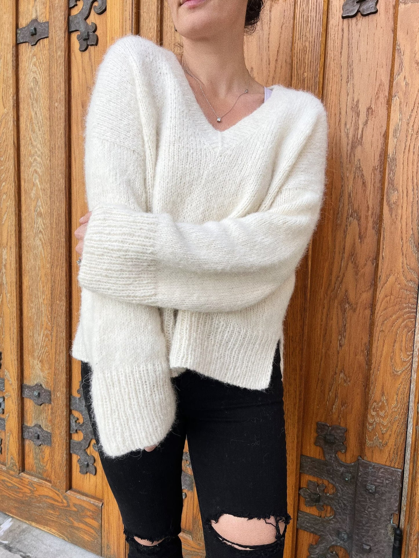 Relaxed Hearth Pullover Knitting Pattern