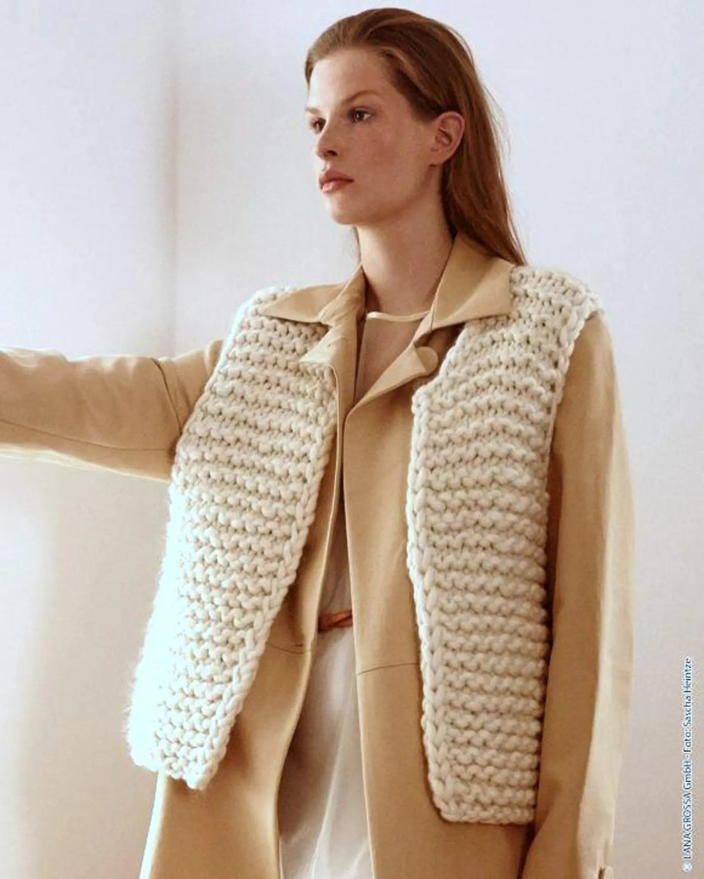 Vintage Style Buttoned Knit Cardigan Pattern