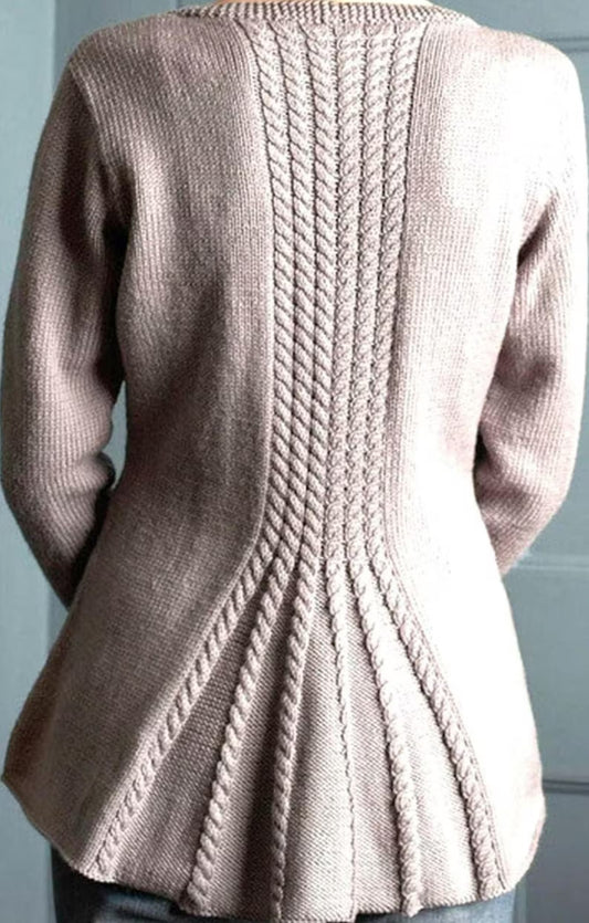 Elegant Soft Knit Sweater Design Knitting Pattern