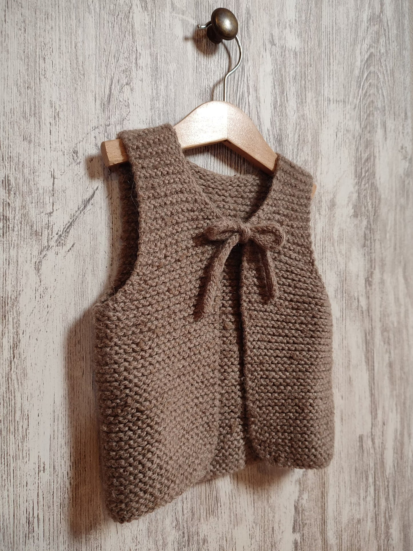 Smart Junior Layering Vest Knitting Pattern