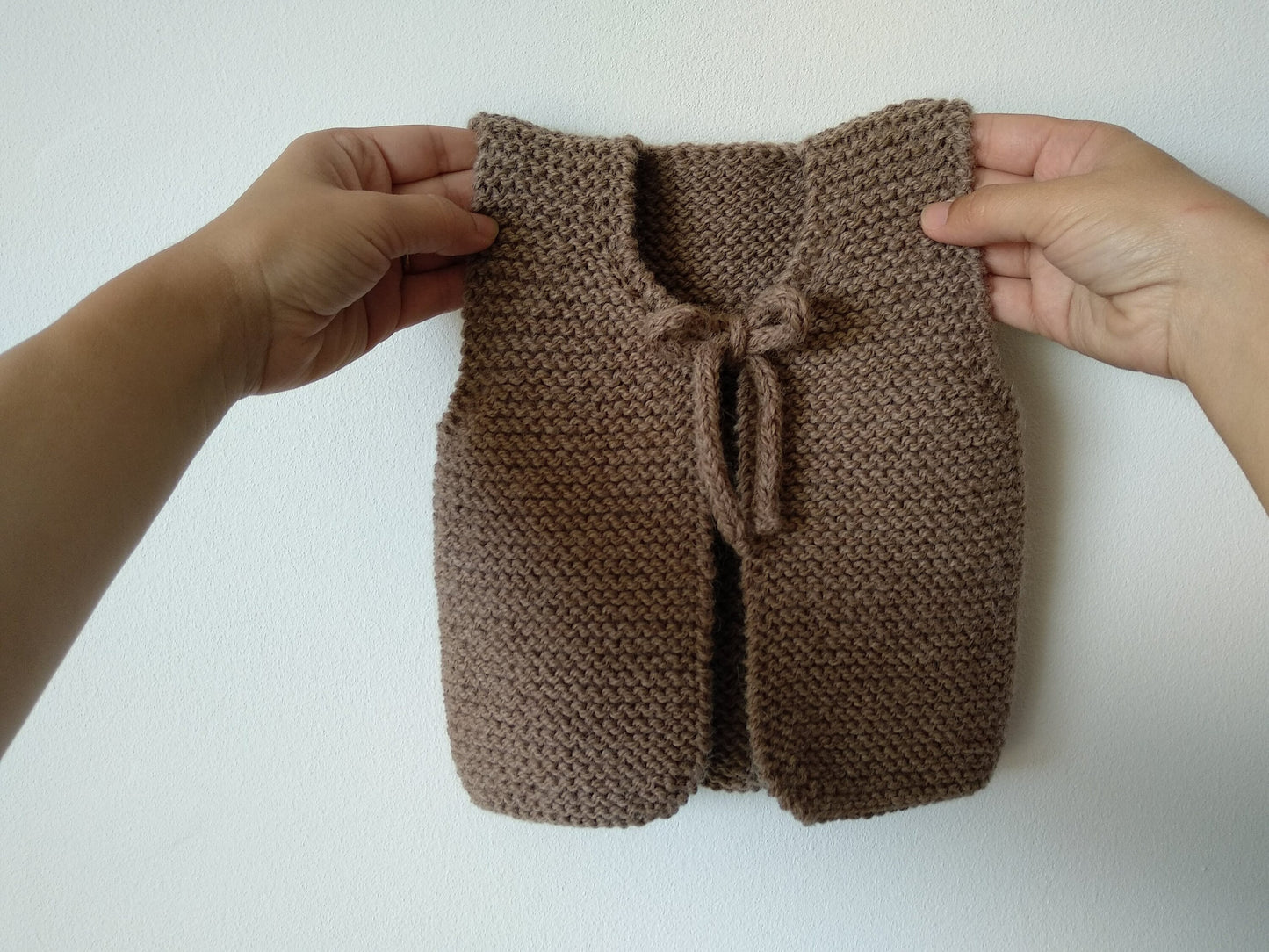 Smart Junior Layering Vest Knitting Pattern