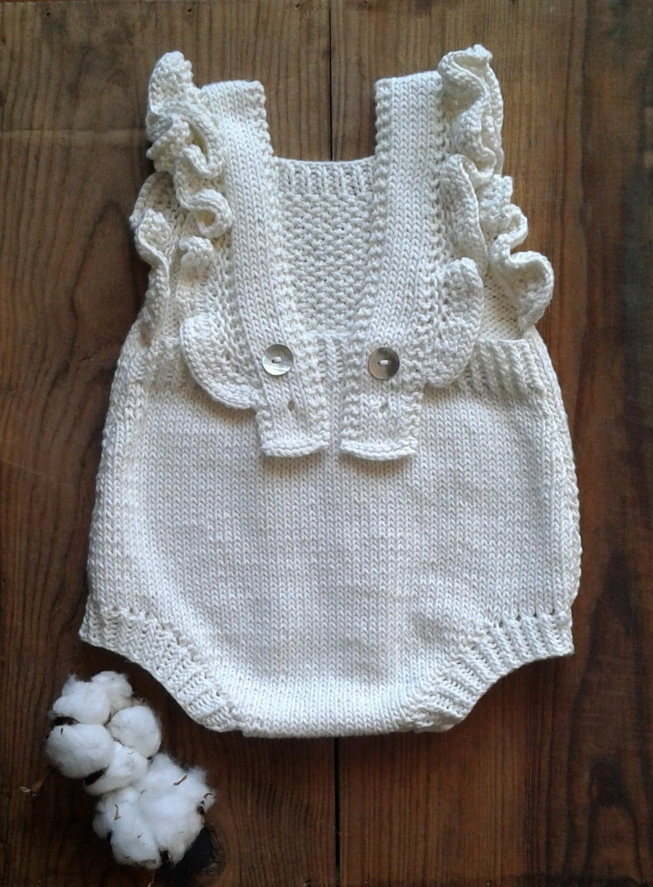 Two-Piece Infant Outfit Intermediate Knitting Pattern