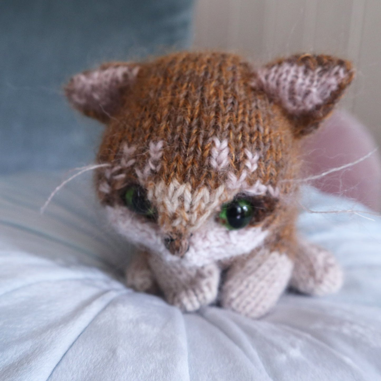 Playful Tiny Feline Toy Knitting Pattern