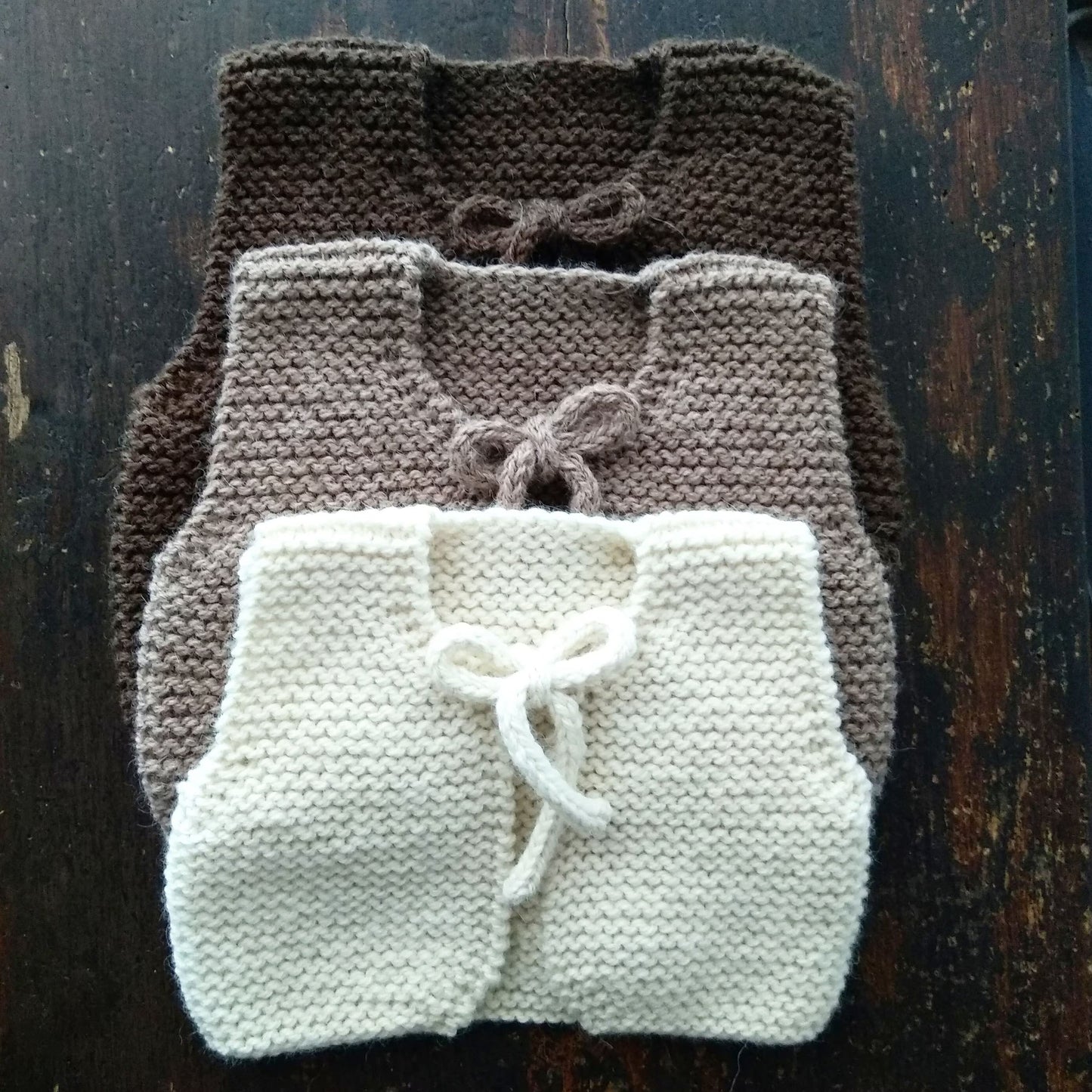 Smart Junior Layering Vest Knitting Pattern
