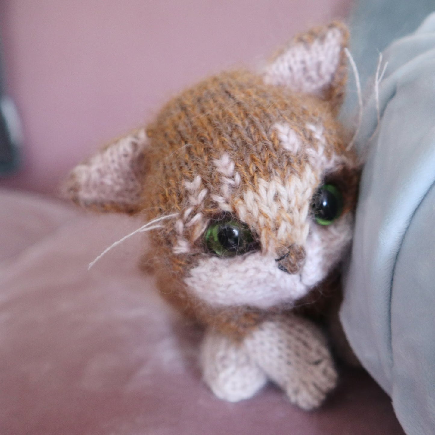 Playful Tiny Feline Toy Knitting Pattern