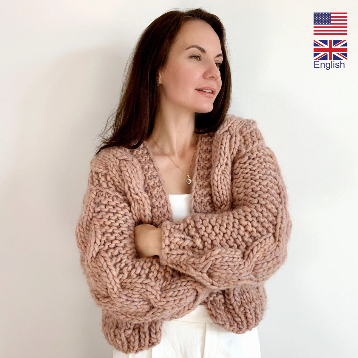 Cozy Forest Chunky Cardigan Knitting Pattern