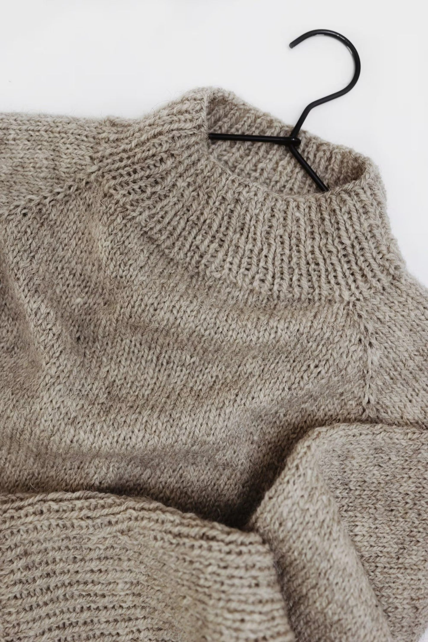 Relaxed Drop-Shoulder Pullover Knitting Pattern