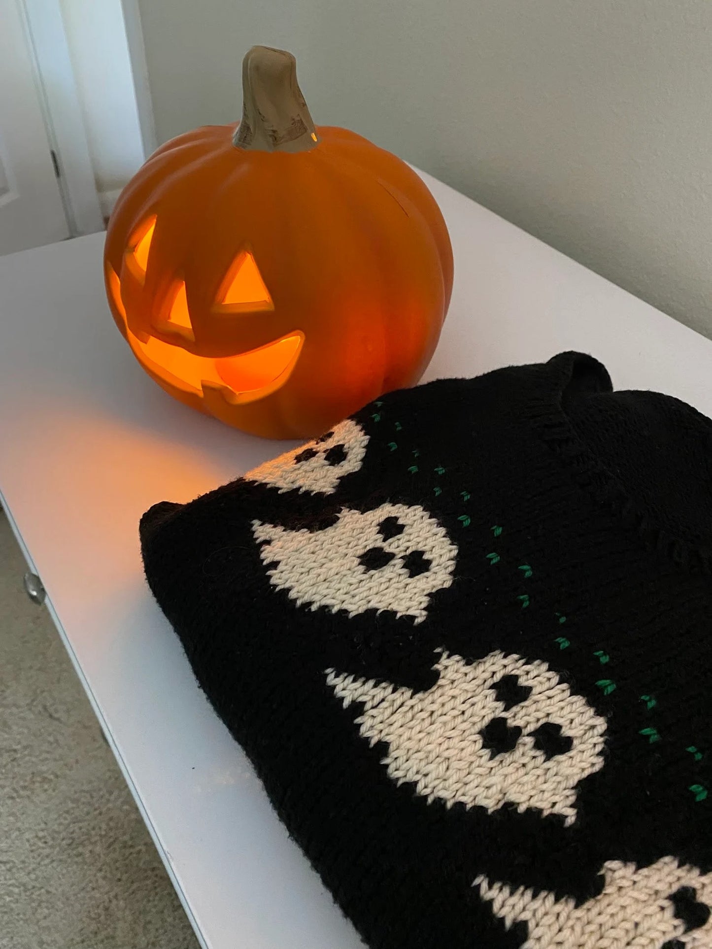 Haunted Yoke Pullover Knitting Pattern