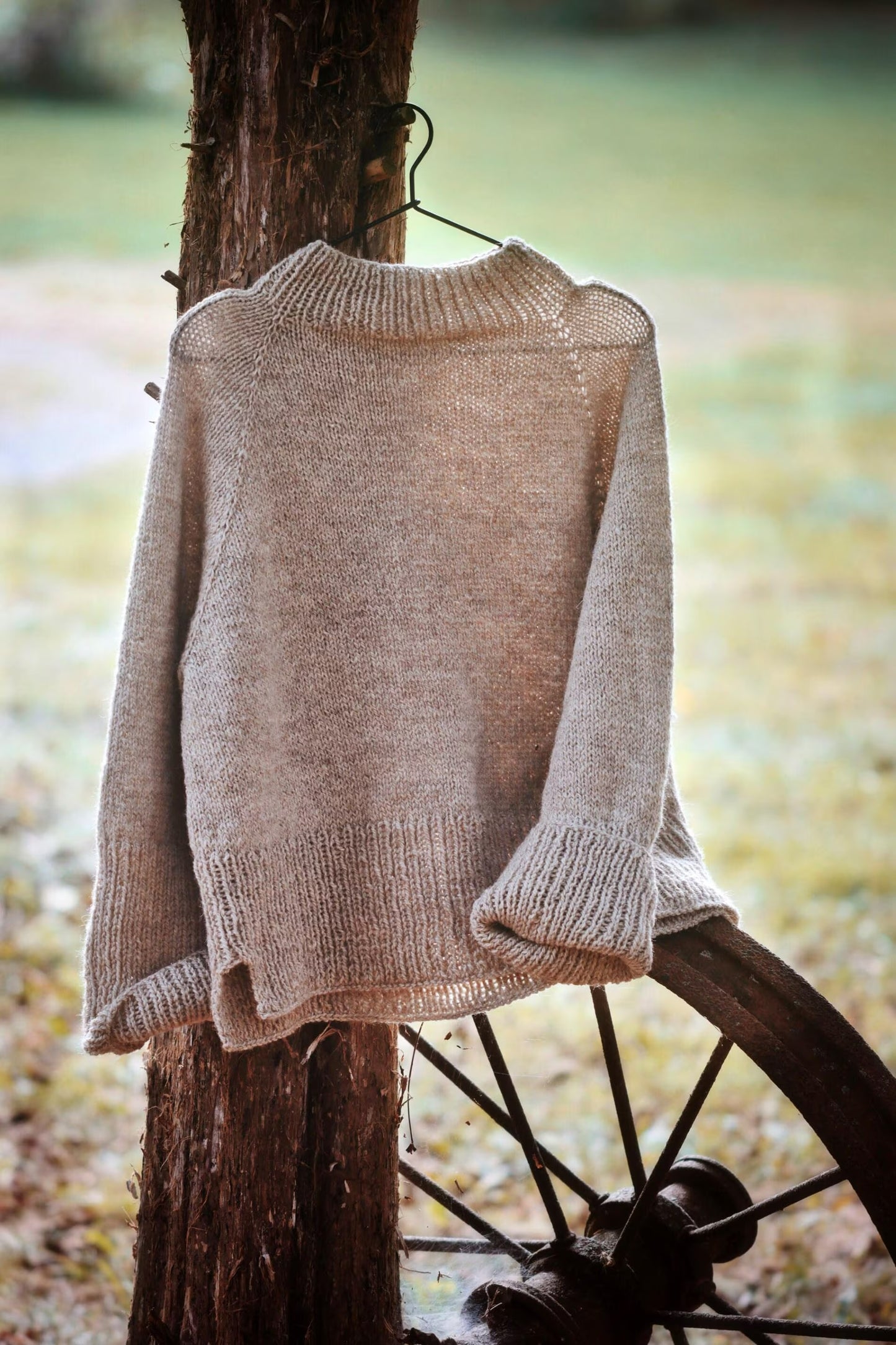 Relaxed Drop-Shoulder Pullover Knitting Pattern