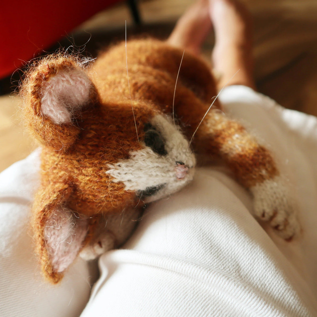 Playful Kitten Toy Knitting Pattern