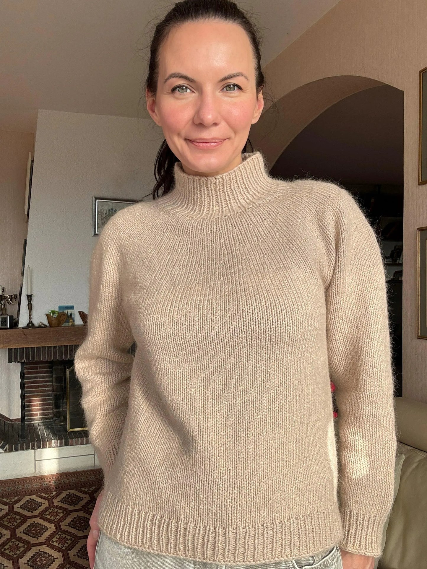 Easy Everyday Yoke Sweater Knitting Pattern