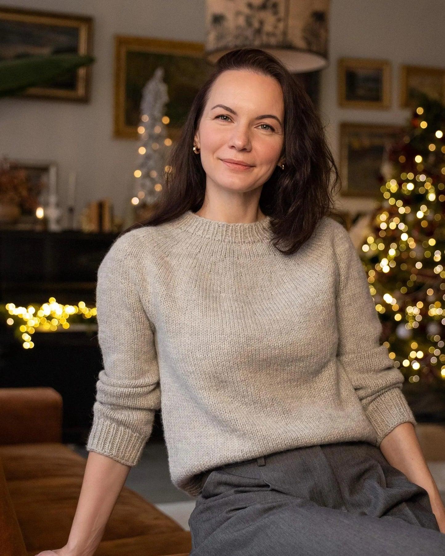 Easy Everyday Yoke Sweater Knitting Pattern