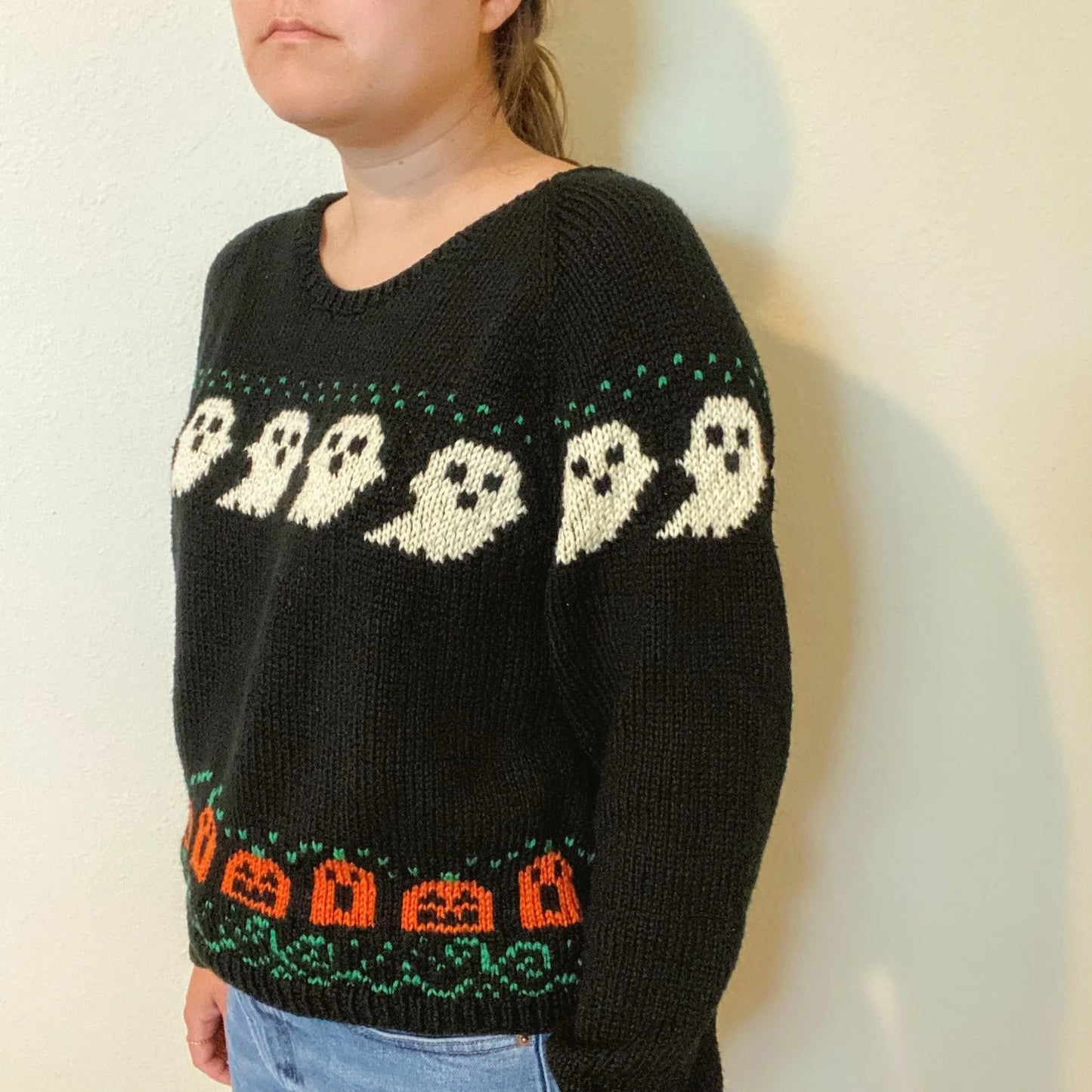 Haunted Yoke Pullover Knitting Pattern