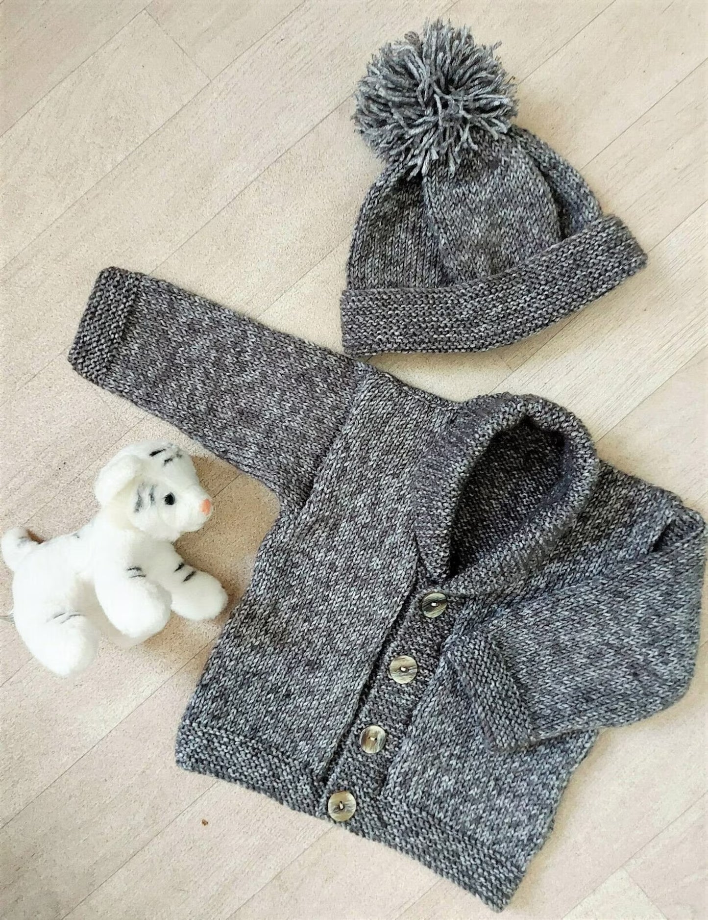 Soft Everyday Child Layering Jacket Knitting Pattern