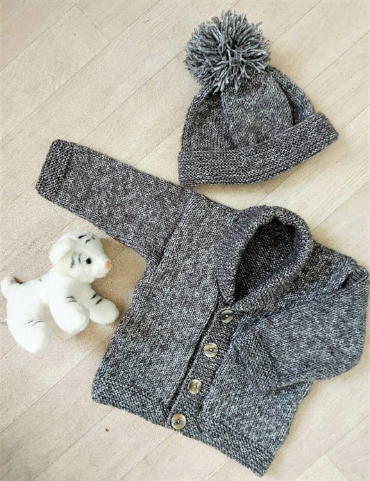 Soft Everyday Child Layering Jacket Knitting Pattern