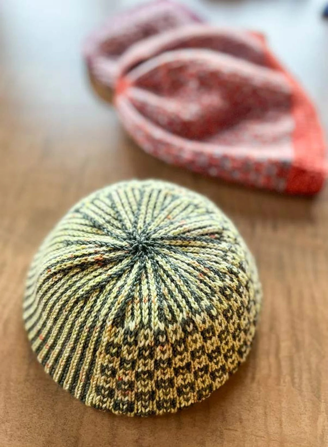 Textured Minimalist Beanie Knitting Pattern